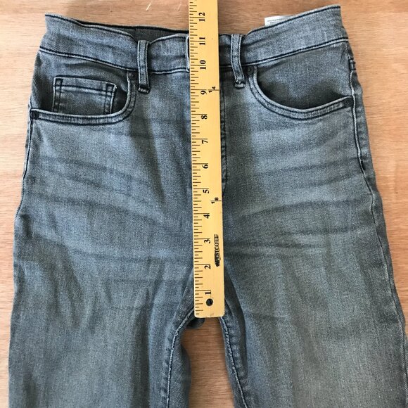 Everlane High Rise Slim Straight Ankle Cigarette Jeans Women 27 Gray Button Fly - Picture 8 of 14